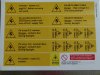 Solar panel warning lables